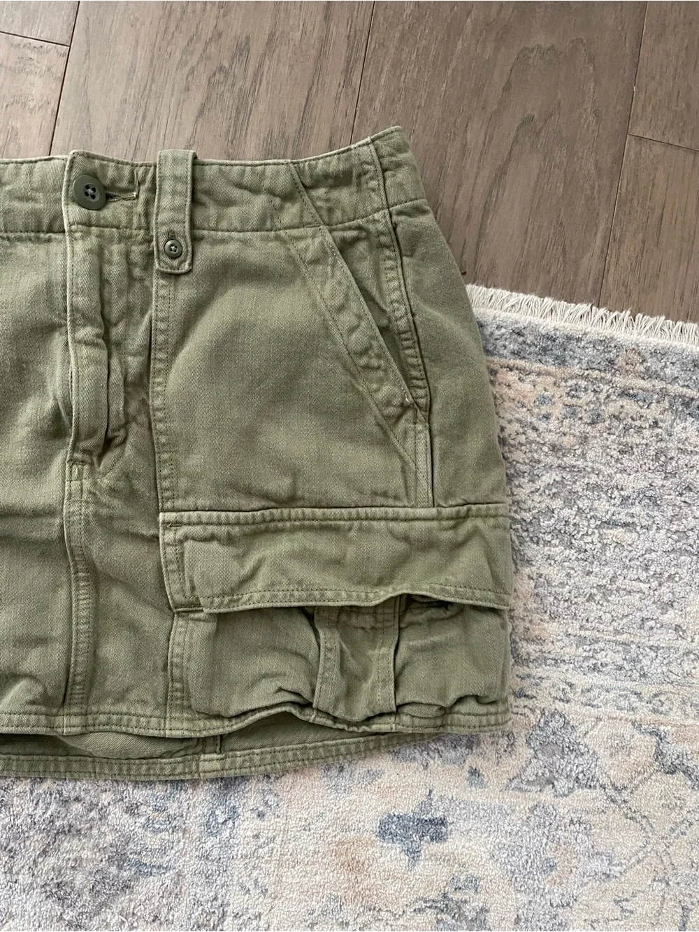 Aritzia Denim Forum The '90s Utility Jean Mini Skirt